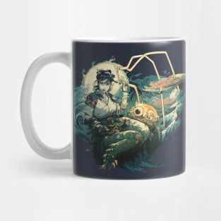 Ningyo and Kappa (Japanese Folklore) Ramen Mug